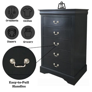 Louis Philippe III - Chest - Black