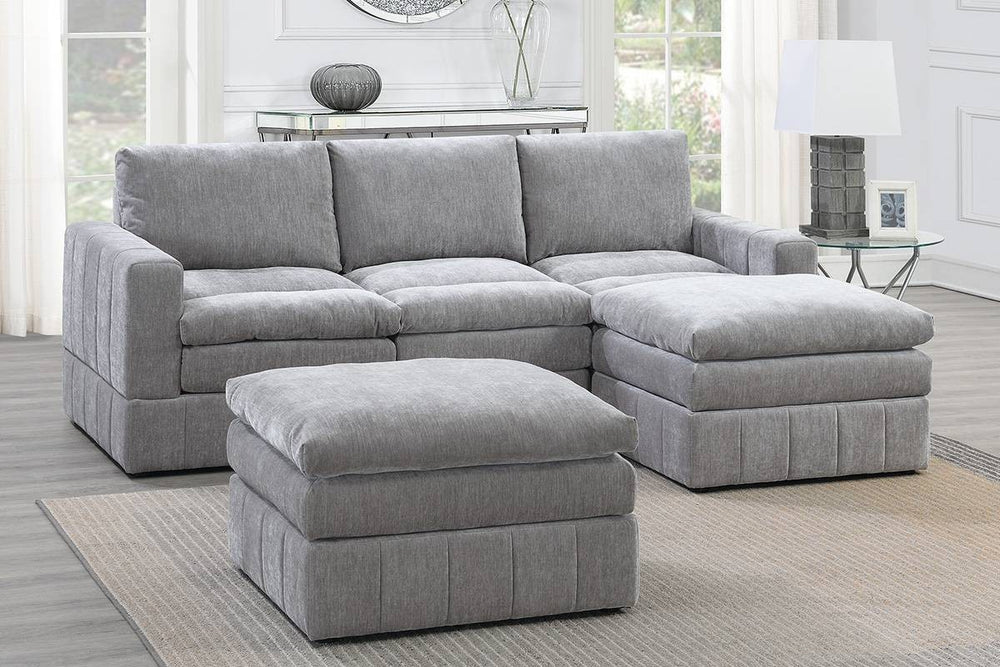 This multi-functional seating option is the ultimate space-saving solution. It offers deep, resilient comfort and instantly converts to accommodate overnight guests. It adds valuable, multi-functional utility, making it a proud showcase of clever design.
