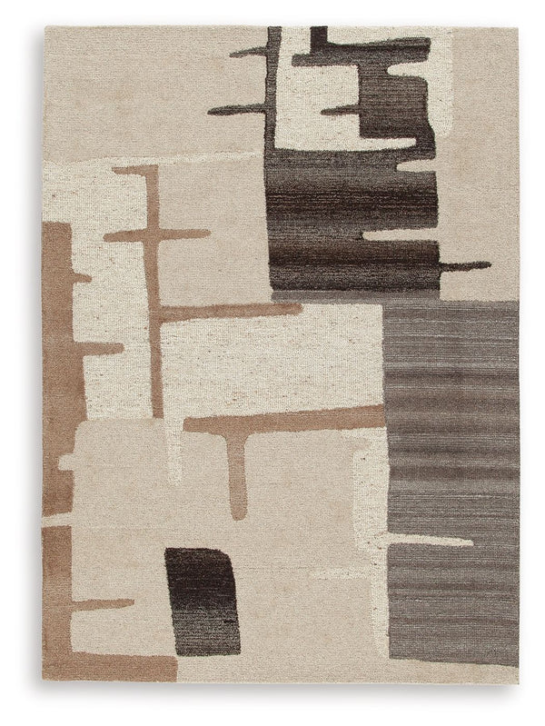 Experience the perfect blend of style and comfort with this area rug. Its global-inspired abstract pattern, earthy colors and inviting texture beautifully complement and anchor your environment. Best of all, the soft pile is an unparalleled treat for your