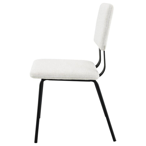 Calla - Fabric Upholstered Dining Side Chair (Set of 2) - White