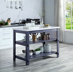 â€¢KDâ€¢ 2 Open Compartmentâ€¢Wood Frameâ€¢Marble Top<br/><br/><b>Product Features</b><ul><li>KD</li><li>2 Open Compartments</li><li>Wood Frame</li><li>Marble Top</li><li>Case: 1Pc/1Ctn</li><li>Finish: Marble Top & Gray Finish</li><li>Style: Transitional<