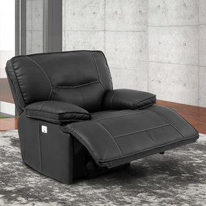 Spartacus - Power Reclining Sofa And Recliner - Black