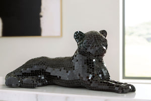  this panther will add an exotic element to any space. Create a fierce look in your bedroom
