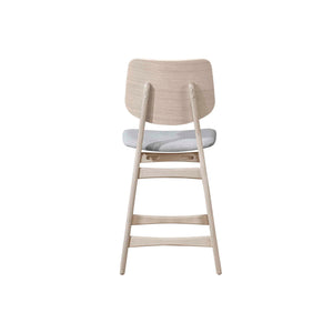 Oscar - Counter Chair (Set of 2) - White Ash