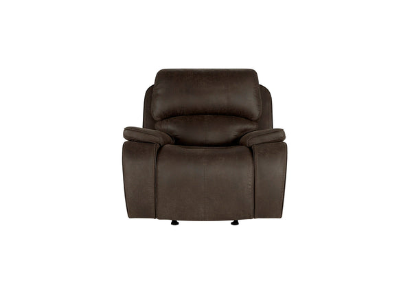 Brookings - Glider Recliner With Power Headrest & Footrest - Brown