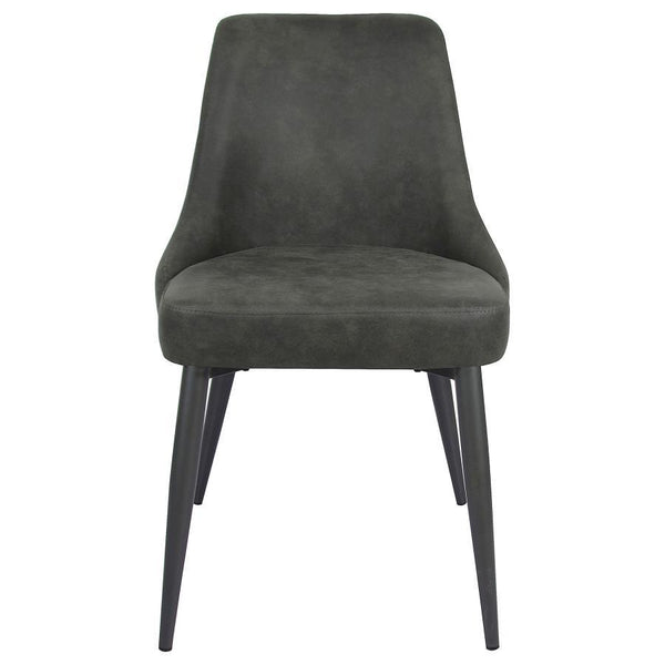 Cosmo - Upholstered Dining Side Chair (Set of 2) - Gray