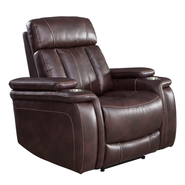 Royce - Power Reclining Sofa And Recliner - Fantom Brown