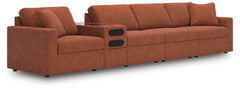 Looking cool and contemporary is great. But when it comes down to it, youâ€™re all about low-maintenance lounging. With the performance fabric on this sectional, cleaning spills is a breeze. Its customizable modular design caters to your ever-changing nee