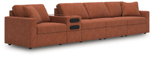 Looking cool and contemporary is great. But when it comes down to it, youâ€™re all about low-maintenance lounging. With the performance fabric on this sectional, cleaning spills is a breeze. Its customizable modular design caters to your ever-changing nee