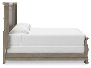 Lexorne - Gray - California King Sleigh Bed