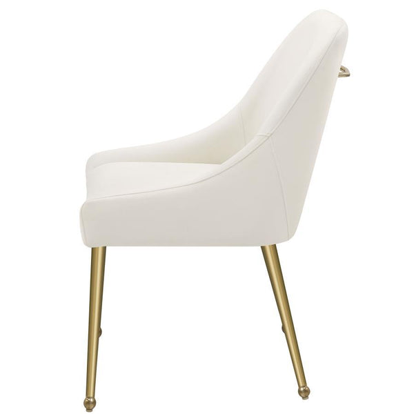 Mayette - Upholstered Side Dining Chair (Set of 2) - Ivory