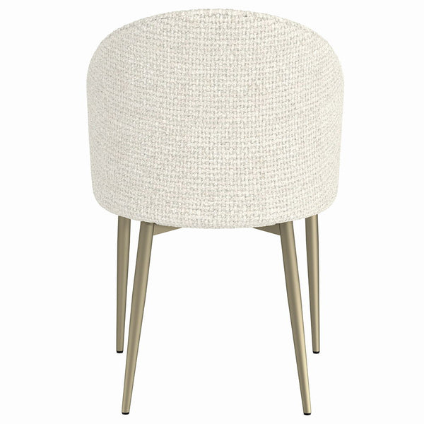 Cora - Side Chair (Set of 2) - White Fabric
