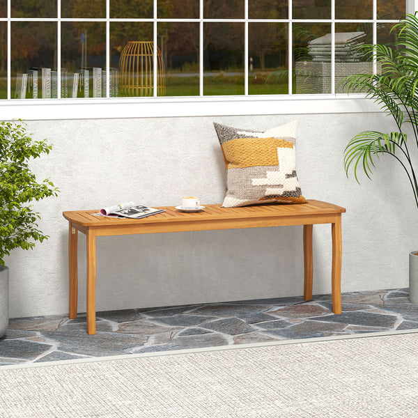 Crafted of natural acacia wood  reliable  warp-resistant  built to last<br>The wood surface through delicate craftsmanship is smooth and splinter-free<br>Regular application of wood oil (not included) is recommended to maintain its luster<br>Protect the b