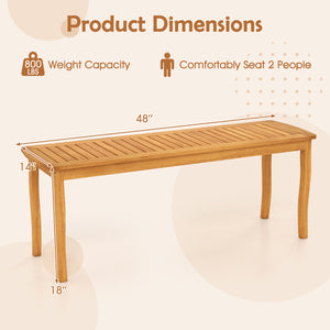 Crafted of natural acacia wood  reliable  warp-resistant  built to last<br>The wood surface through delicate craftsmanship is smooth and splinter-free<br>Regular application of wood oil (not included) is recommended to maintain its luster<br>Protect the b