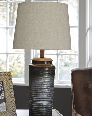 Norbert - Gray - Metal Table Lamp (Set of 2)