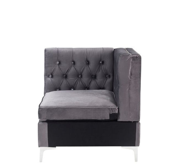 Jaszira - Wedge - Gray Velvet