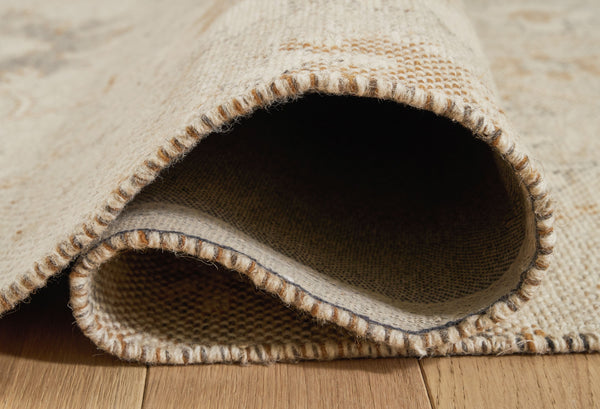 Calkin - Linen / Gray / Caramel - Large Rug