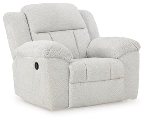 With its large-scale design, this extra-spacious recliner is a masterclass in accessible style. Plush, ultra-soft upholstery keeps you cozy as you lounge solo. In a neutral hue, it seamlessly suits different aesthetics as your taste changes. Time to relax