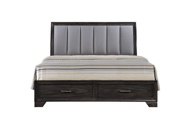 Jaymes - King 4 Piece Bedroom Set - Gray