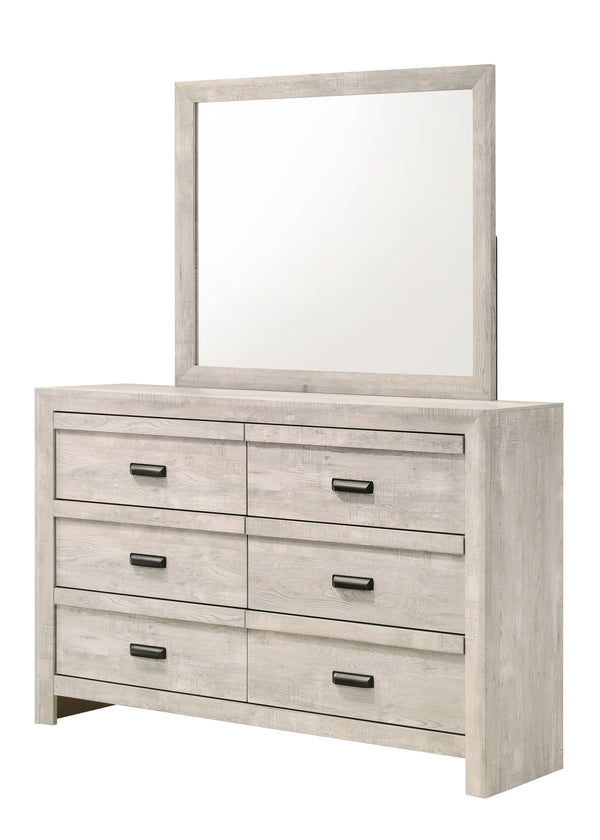 Valor - Twin 5 Piece Bedroom Set - Antique White