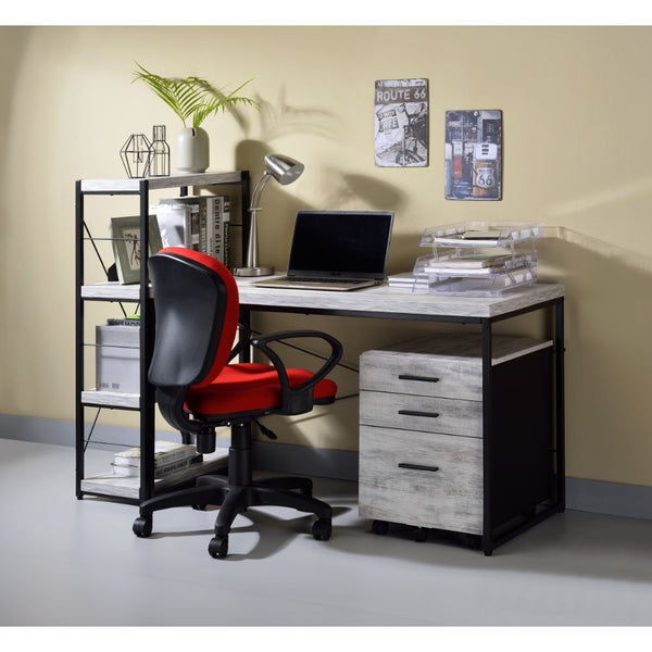 Jurgen - Desk - Antique White & Black