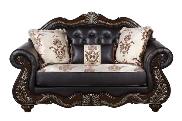  offering both beauty and durability for any refined living space. Constructed from solid pine with premium polyurethane carvings