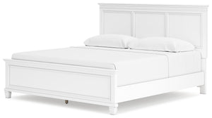Fortman - White - King Panel Bed