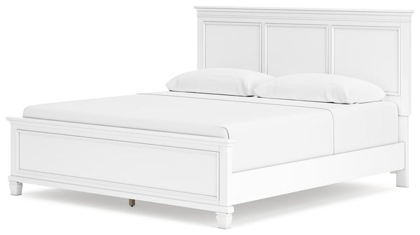 Fortman - White - King Panel Bed