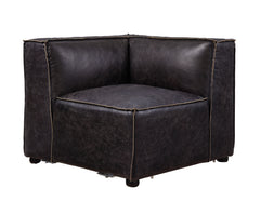 â€¢ Leg Height: 2-"<br/><br/><b>Product Features</b><ul><li>Case: 1Pc/1Ctn</li><li>Finish: Antique Slate Top Grain Leather</li><li>Style: Contemporary</li><li>Materials: Upholstery, Wood Leg</li></ul><br/>