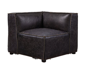 â€¢ Leg Height: 2-"<br/><br/><b>Product Features</b><ul><li>Case: 1Pc/1Ctn</li><li>Finish: Antique Slate Top Grain Leather</li><li>Style: Contemporary</li><li>Materials: Upholstery, Wood Leg</li></ul><br/>