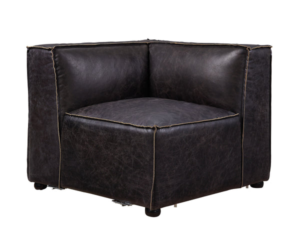 â€¢ Leg Height: 2-"<br/><br/><b>Product Features</b><ul><li>Case: 1Pc/1Ctn</li><li>Finish: Antique Slate Top Grain Leather</li><li>Style: Contemporary</li><li>Materials: Upholstery, Wood Leg</li></ul><br/>