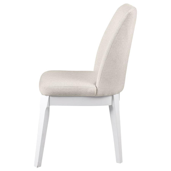 Carissa - Upholstered Dining Side Chair (Set of 2) - Beige