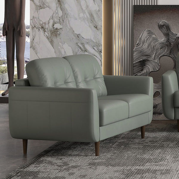 Assembled, Loose Back & Tight Seat Cushion (2+2), Button Tufted CONSTRUCTION SEAT: Webbing
