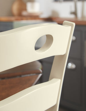 Woodanville - Cream / Brown - 5 Pc. - Drop Leaf Table