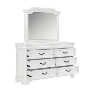 Lyndhurst - Dresser & Mirror - White
