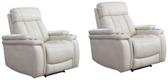 Take a seat and recline in seconds in this smooth and stylish Power Recliner. More than just beautiful, this innovative chair takes comfort to new heights with just the touch of a button. Offering effortless relaxation, it-'s sure to become your favorite 