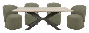  the Crossings Monaco table has no equal. Its bold presence combines a globally inspired mix of mango wood and a gunmetal base for and impressive design statement. Offering the ultimate in form and function