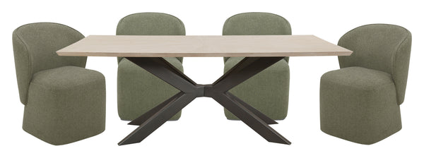  the Crossings Monaco table has no equal. Its bold presence combines a globally inspired mix of mango wood and a gunmetal base for and impressive design statement. Offering the ultimate in form and function
