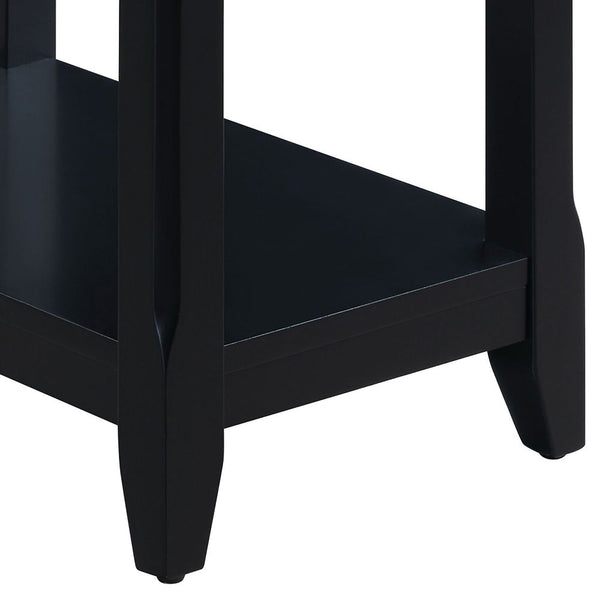 Bertie - Accent Table - Black Finish
