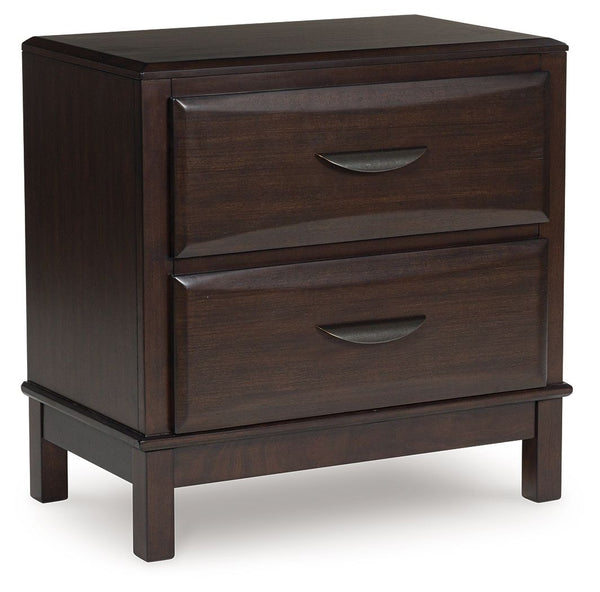 A rich, metropolitan finish. Unbeatable function. With this nightstand, itâ€™s a breeze to create a casual contemporary hideaway full of style and convenience. It combines thoughtful craftsmanship and handy storage, with smooth-gliding drawers to help kee