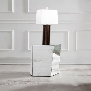  while sleek mirrored surfaces reflect light and sophistication. Fully set up and ready to use