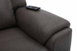 Momentum - Power Zero Gravity Recliner With Heat And Massage - Dark Granite