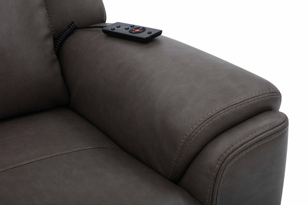 Momentum - Power Zero Gravity Recliner With Heat And Massage - Dark Granite