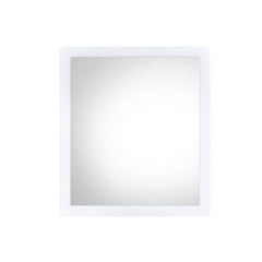 Sleek, modern, and functional are what best describe the Perse collection. The crisp white finish gives off the illusion of a bigger room. The low-profile panel bed features a storage headboard to display various goods. The case goods offer plenty of stor