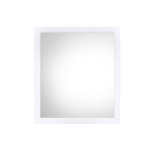 Sleek, modern, and functional are what best describe the Perse collection. The crisp white finish gives off the illusion of a bigger room. The low-profile panel bed features a storage headboard to display various goods. The case goods offer plenty of stor