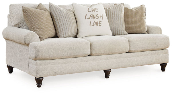  transitional style? Enter this living room set. Its commitment to carefree comfort is right at home with your relaxed living room aesthetic. A subtle chevron effect elevates the everyday charm of the neutral fabric