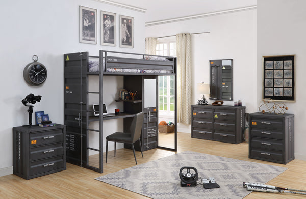 Cargo - Chest - Gunmetal Finish - 28"