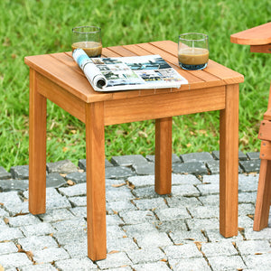 Acacia wood frame adds sturdiness and durability <br>Premium accessories ensure stability of table <br>Varnish surface which is waterproof and scratch-resistant <br>Can be used separately or matched with other wooden furniture <br>Compact size with modern