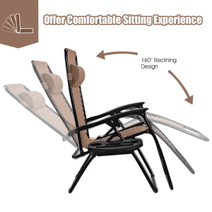 Strong double bungee ropes and rustproof frame ensure a long-time use <br>Adjustable padded pillow for both headrest and lumbar support <br>Add extra stability with reinforced triangular structure and non-slip foot pads <br>Designed with a locking system 