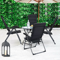 Made of steel frame and oxford fabric  this foldable sling chair can hold up to 300 lbs. Â  And the sponge design enhances its comfort for cozy sitting experience. Different from the traditional chairs  the backrest of this foldable chair can be adjusted 